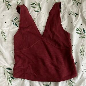 Banana Republic- Deep V-Neck Sweater Tank